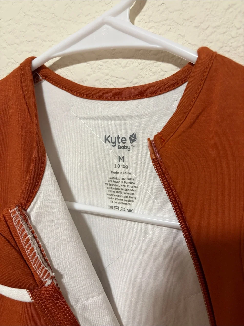 Kyte Baby Sleep Sack Medium 1.0 Tog Rust Color - NWOT